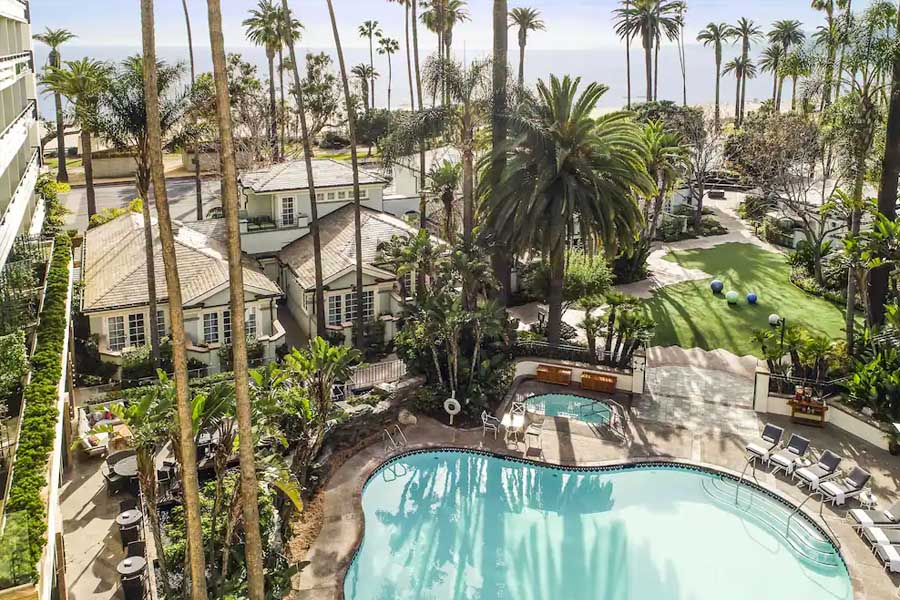 The Fairmont Miramar Hotel & Bungalows i Los Angeles