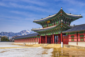 Gyeongbokgung Palasset i seoul