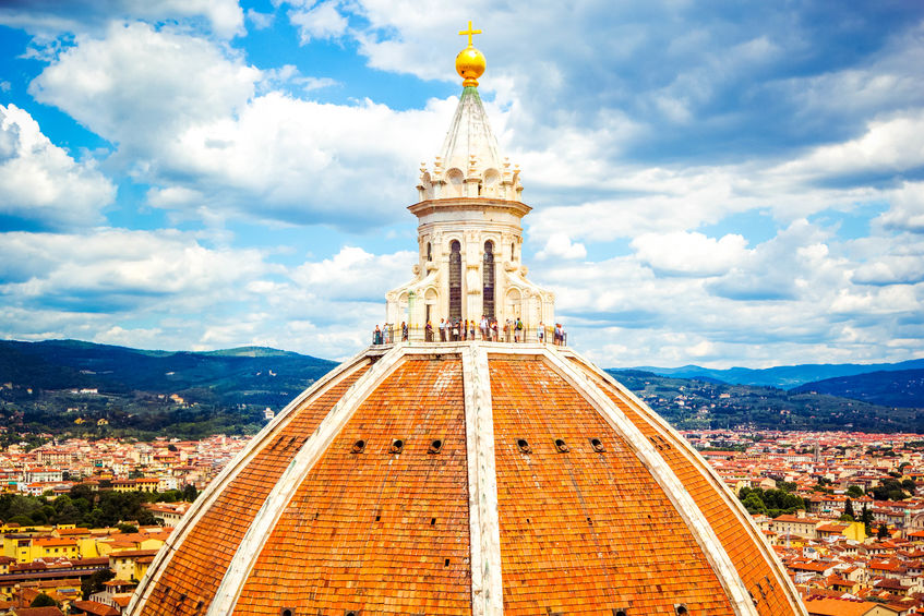 Cupola del Brunelleschi - utsikt fra toppen