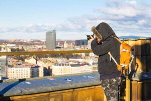 Panorama Riga Observation Deck - utsikt over riga