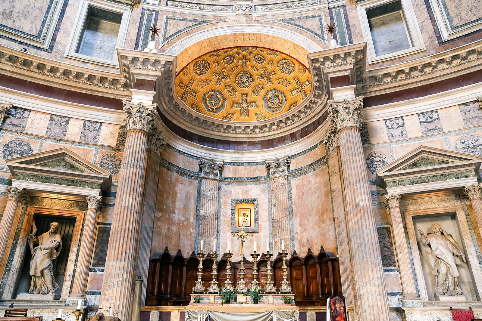 Pantheon omgjort til kirke