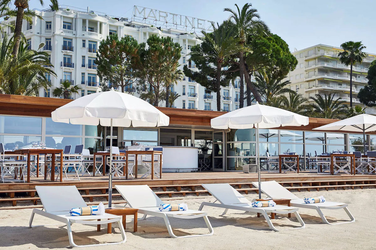 Hotell ved stranden i Cannes